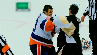 Brent Johnson KO’s Rick DiPietro (Goalie Fight) | 02/02/2011 [HD]
