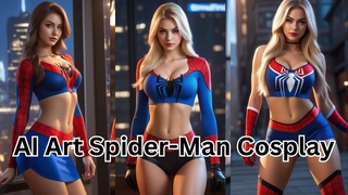 AI Art LookBook Hot Spider-Girl