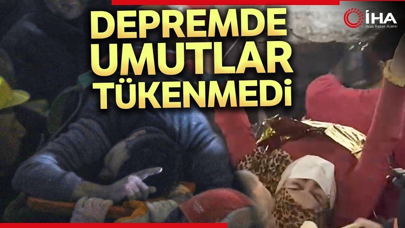 Depremde Umutlar Tükenmedi, Baba İle Kızı Enkazdan 209 Saat Sonra Sağ