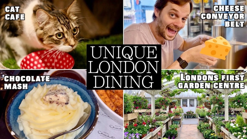 UNIQUE LONDON DINING: Cheese Conveyor Belt, Eat in a Toilet, Chocolate