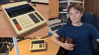 Cтарый калькулятор Ricoh Ricomac 1216 (1974) | vintage electronic calculator