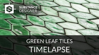 Substance Designer - Green Leaf Tiles