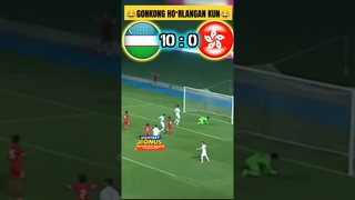 🇺🇿UZB 10:0 HKG🇭🇰 GONKONG XOʻRLANGAN KUN😂 #uzbekistan #shorts #respect #supergoal #legioner #asmr