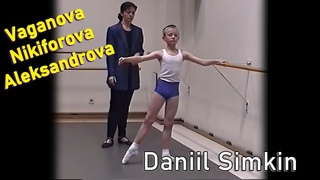 CLASE de DANIIL SIMKIN con SU MADRE