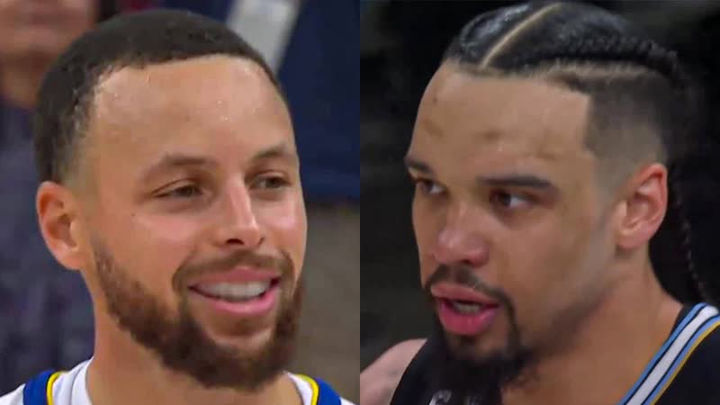 Warriors Grizzlies EPIC Exchange In The Final Minutes Of The 1st Half , March 9,
