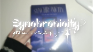 распаковка альбома эксин | x:in the 1st mini album synchronicity unboxing .