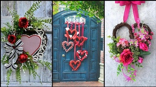 Amazing & Elegant DIY Valentine Wreaths Ideas || Stylish Wreath Designs For Valentines Day 2021