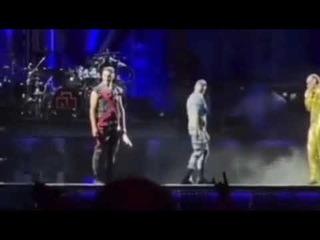 Till Lindemann accident Rammstein outro  Vilnius Lithuania exclusive video new falling