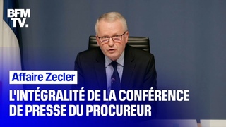 Affaire Zecler: l'intgralit de la confrence de presse du procureur de Paris