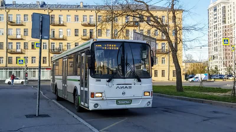 Автобус, маршрут 116 б. 3866 Санкт