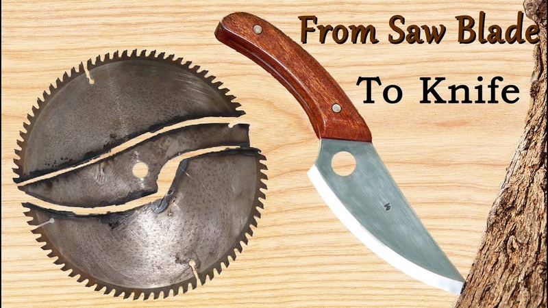 Simple knife making with an old saw