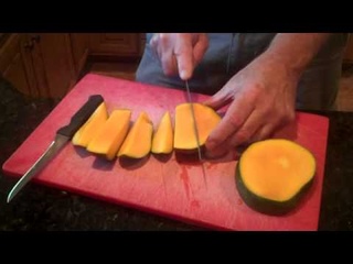 Cutting a mango--easy and fast