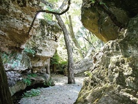 плачущая скала в крыму