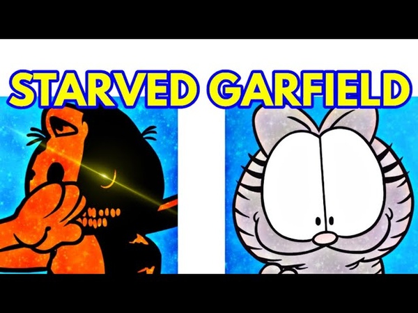 Friday Night Funkin STARVED, GARFIELD VS NERMAL ( FNF Mod, Hard,