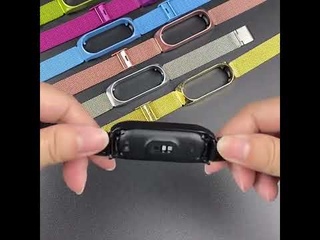 AliExpress: Dingyi storeSuitable for Xiaomi Mi Band 6/5 Buckle Milanese Integrated Mesh Strap