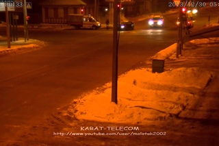 Авария, перекресток 7-я Северная и Герцена, 30 декабря 2013, ДТП, Омск