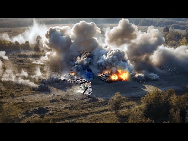 British Leopard Tanks Flee From Russian Lancet Drones, But Are Annihilated In A