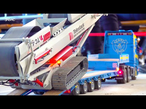 EXTEME DETAILED RC TRUCK CONSTRUCTION EQUIPMENT, , SWISS MODELLING, , RC CRANE, , Knorr