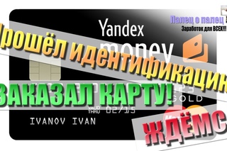 Как пройти идентификацию и заказать карту в Яндекс.Деньги?