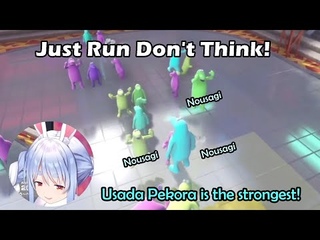 Pekora Having a Blast In The Winning Team After Struggling to Solve Quizzes As The Losing Team