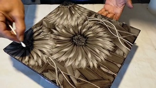 ARTE FLUIDO MGICO  REPITIENDO LA MISMA PINCELADA  ARTE Y TERAPIA
