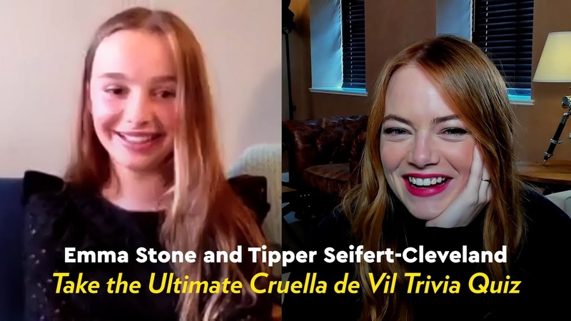 Emma Stone and Tipper Seifert Cleveland Take the Ultimate Cruella de Vil Trivia