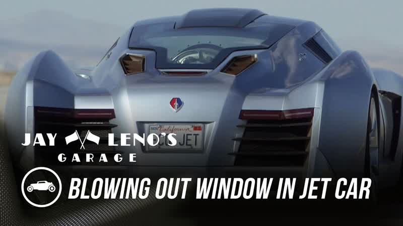 Jay Leno Blows Out The Window In His Jet Car Jay Leno s