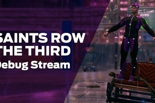 Одни из разработчиков Volition играют   Saints Row: The Third Dev Build II