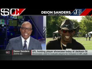 Deion Sanders on significance of the XFL showcase occurring at Jackson State | SportsCenter