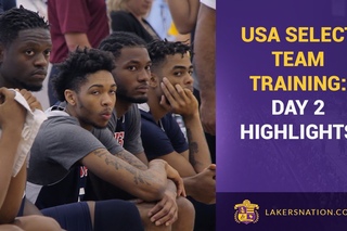 USA Team Training: Day 2, Lakers Highlights (Randle, Ingram, Russell)