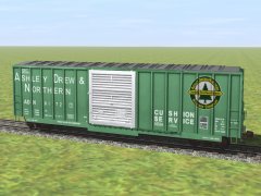 50ft Boxcar Ashley Drew & Northern #