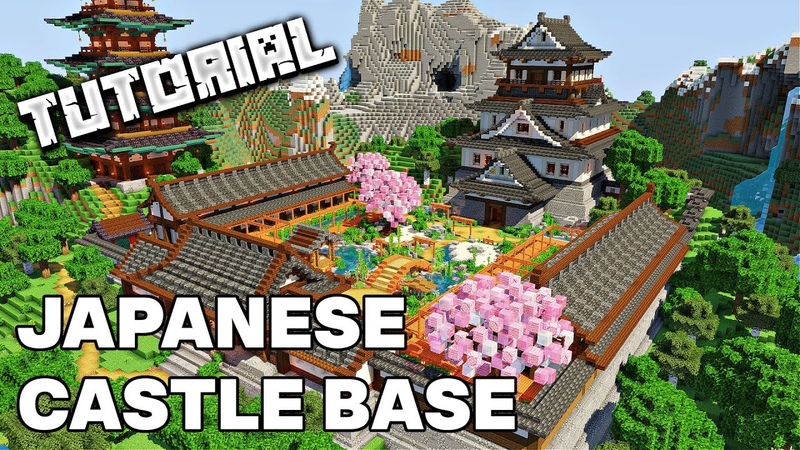 Japanese Castle Base, Minecraft