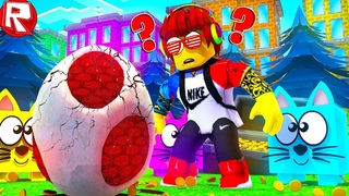 НАШЁЛ ЯЙЦО ДИНОЗАВРА В РОБЛОКС! СИМУЛЯТОР ПИТОМЦА ROBLOX ВЕСЕЛАЯ ИГРА ДЛЯ ДЕТЕЙ