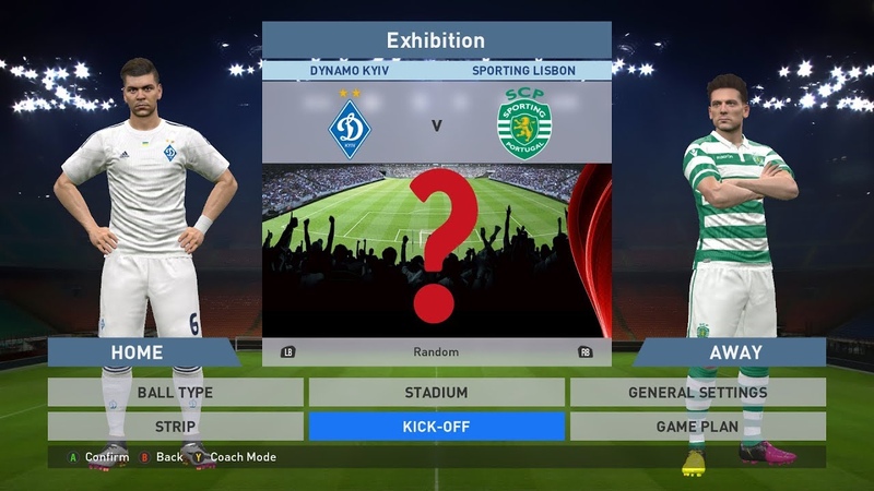 Dynamo Kyiv vs Sporting Lisbon, Valeriy Lobanovskyi Dynamo Stadium, pes, pro evolution