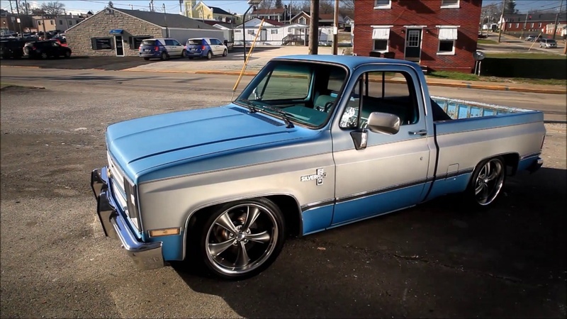 Pearl Snap 1985 Slammed Squarebody C10, Patina Hot Rat Street Rod FOR