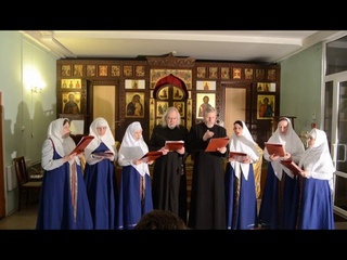 Выступление хора Никольского единоверческого храма, Санкт-Петербург
