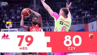 Mega - Crvena zvezda 79:80  | Kup Radivoja Koraa