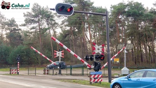 Spoorwegovergang Rijen 4K //Dutch railroad crossing
