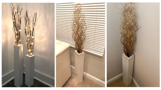 Modern Room Decorating Ideas || 💕 24” Lighted Floor Vases || New For 2020 💕