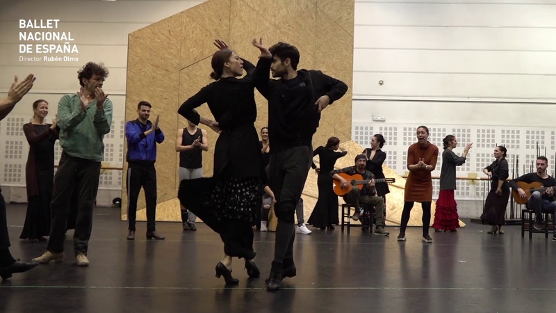 DÍ A INTERNACIONAL DEL FLAMENCO 2019. Ballet Nacional de España. Ensayos de