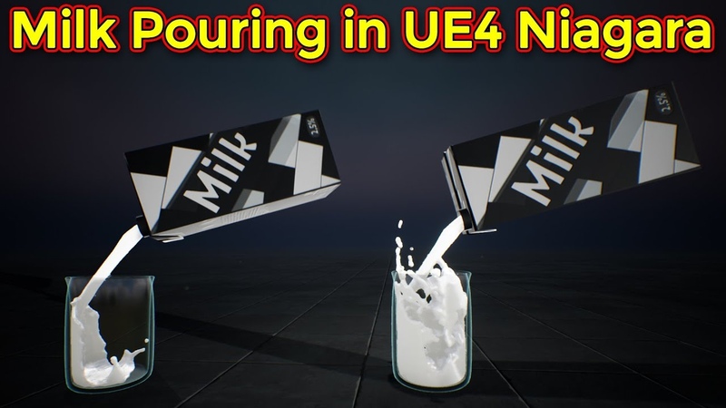 Unreal Engine Niagara Tutorial, Milk