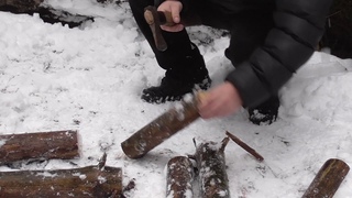Поход в лес.Готовлю курицу на костре