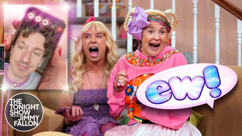 Ew with Drew Barrymore ft. Charlie Puth, The Tonight Show Starring Jimmy