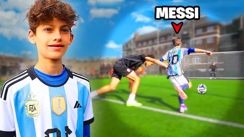 Beat Kid Messi At Football Win 1,