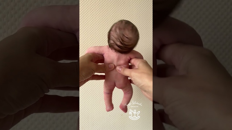 Incredible silicone reborn baby Birdie 10 inches by Tanya Latashevska,