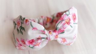 Cotton Bow Headbands for Babies  Fabric Headband Tutorial