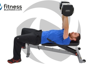 Upper Body Split Workout - Chest and Triceps Mass Building Workout