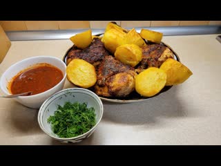 Курица тапака по-грузински