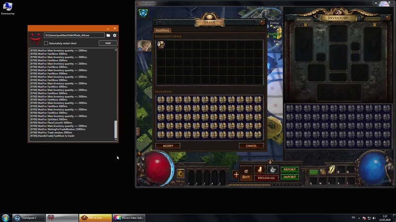 Best tradebot in poe 100+exalts per