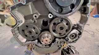 Caterpillar C-10 Diesel Engine Teardown to Bare Block